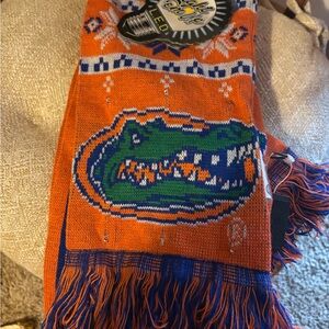 Orange and Blue Gators Scarf